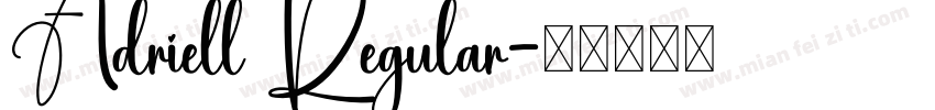 Adriell Regular字体转换